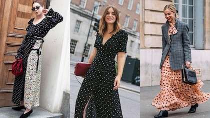 Padu-padan outfit Polkadot
