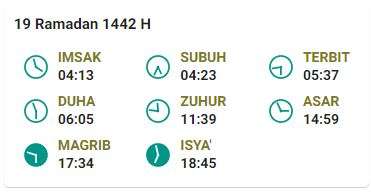 Imsak 1 Mei 2021 Yogyakarta