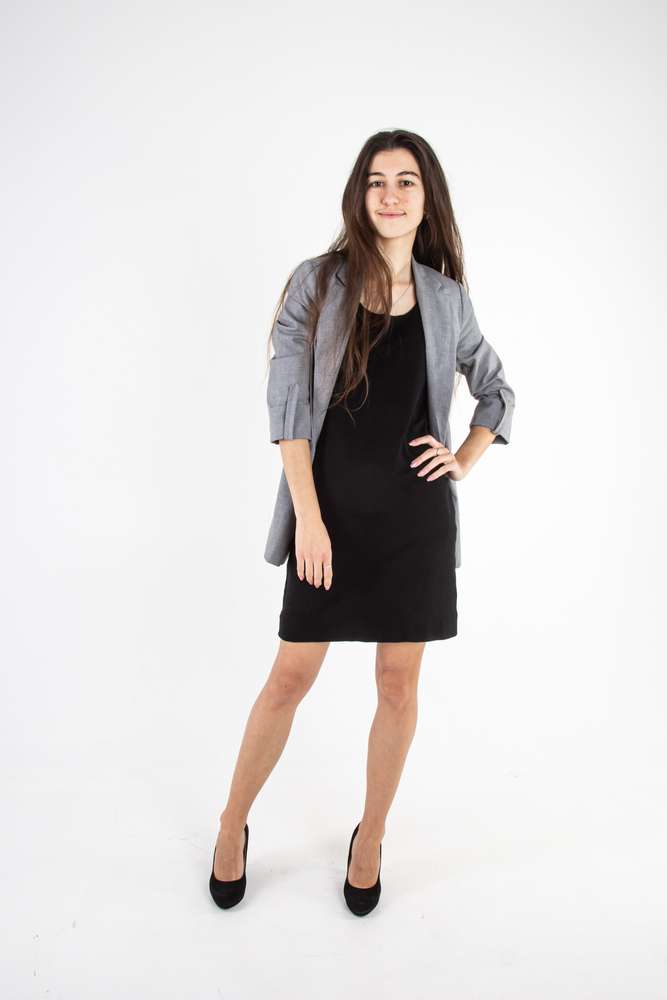 Blazer dan Dress Hitam