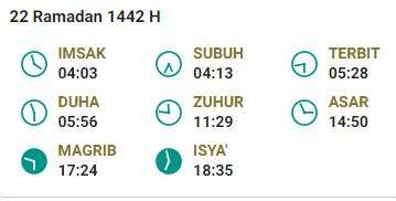Imsak 4 Mei 2021 Surabaya