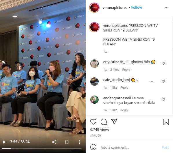 Fero dan Cita Citata sedang prescon