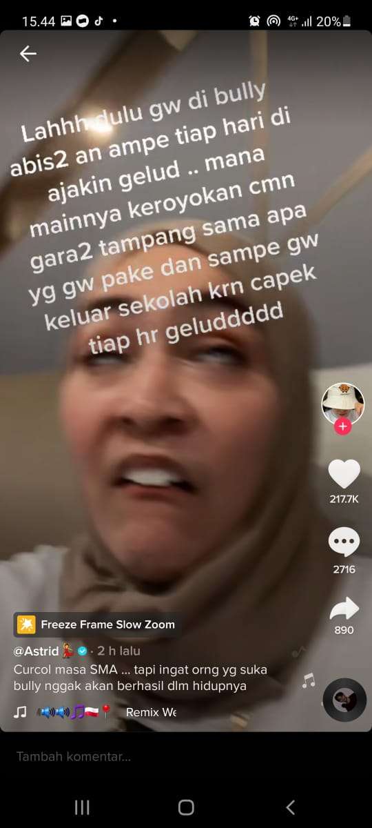 Astrid Kuya ngaku dibully