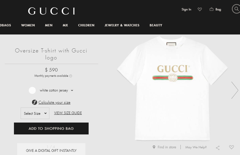 Harga Kaus Gucci Zaskia Sungkar