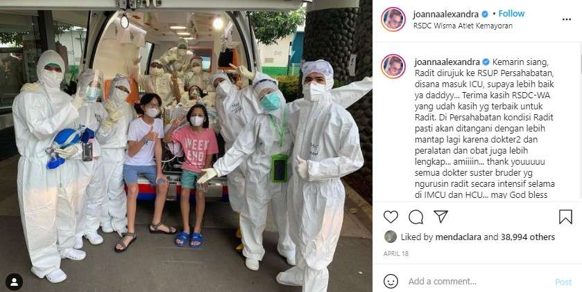 Joanna Alexandra setia temani suaminya