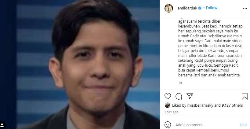 Emil Dardak kenangan masa kecil bersama Raditya Oloan Emil Dardak kenangan masa kecil bersama Raditya Oloan