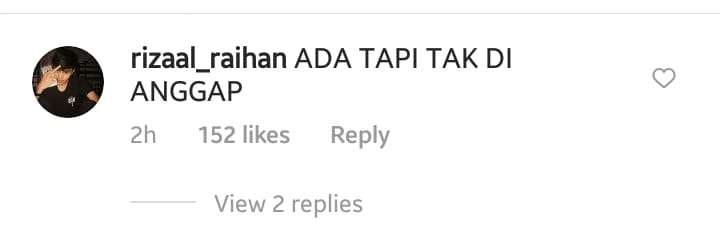 Salah Satu Komentar Netizen