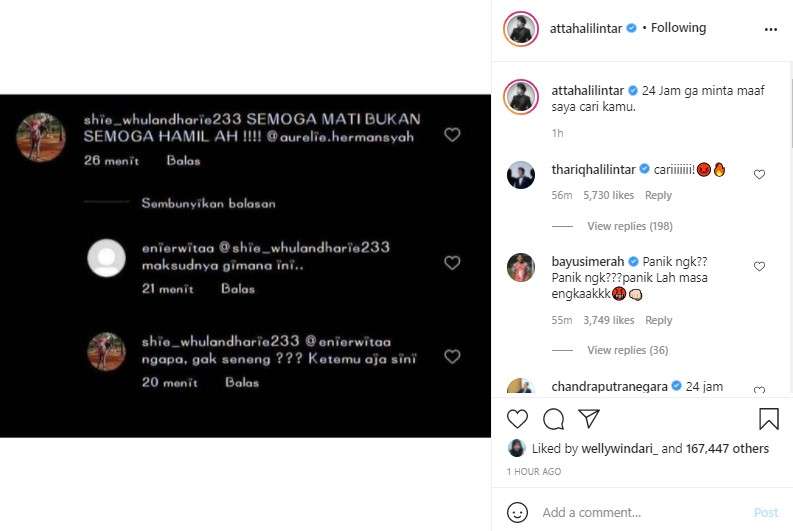 Unggahan Atta Halilintar Unggahan Atta Halilintar
