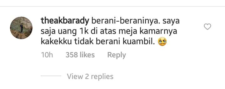 Komentar Seorang Warganet