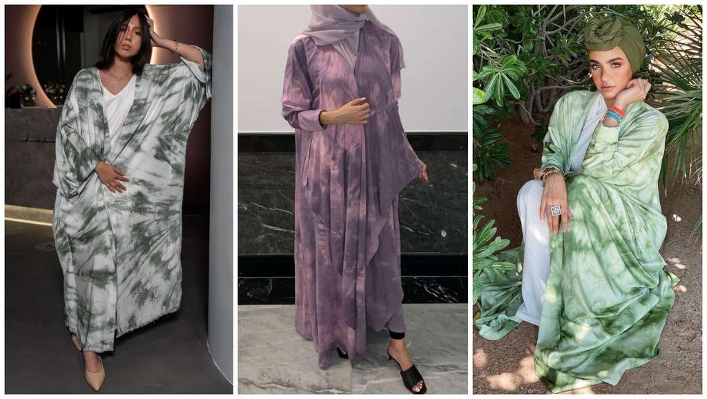 Tie- Dye Abaya