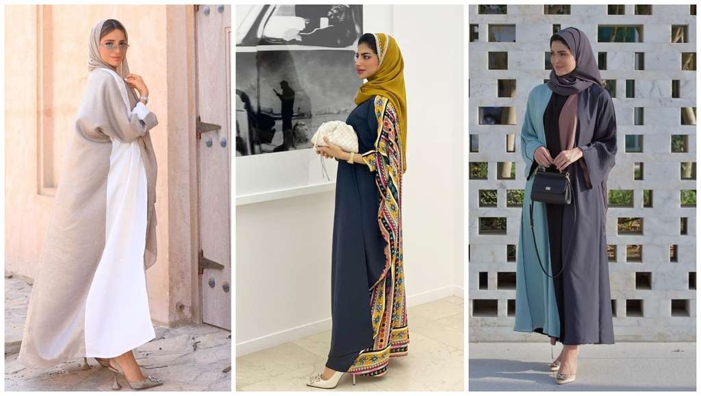 Paduan Warna pada Abaya