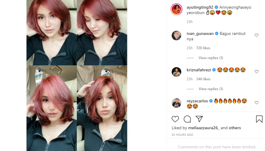 Rambut Baru Ayu Ting Ting