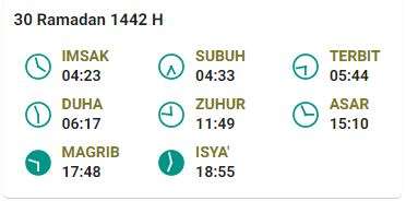 Imsak 12 Mei 2021 Bandung
