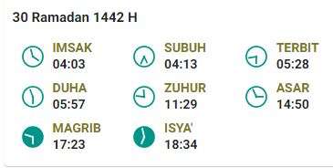 Imsak 12 Mei 2021 Surabaya