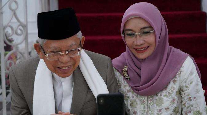 Silaturahmi Virtualn Jokowi dan Ma'ruf Amin