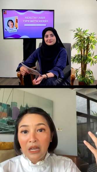 Rahasia Rambut Cantik ala Tanya Larasati, Ternyata Pakai Minyak Kelapa Sawit