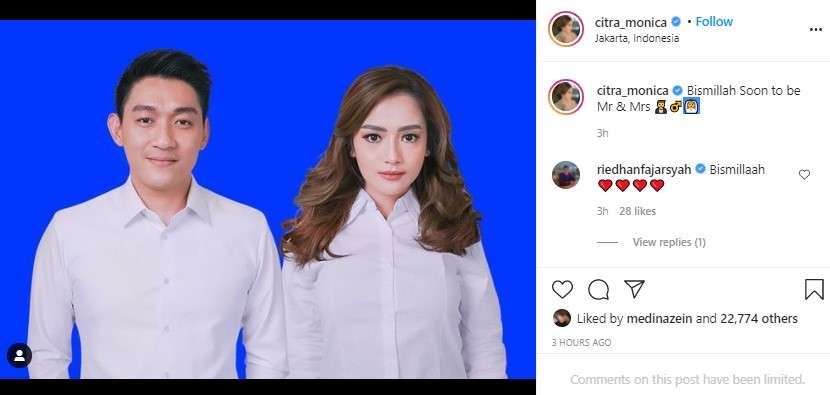 Ifan Gunawan dan Citra Monica
