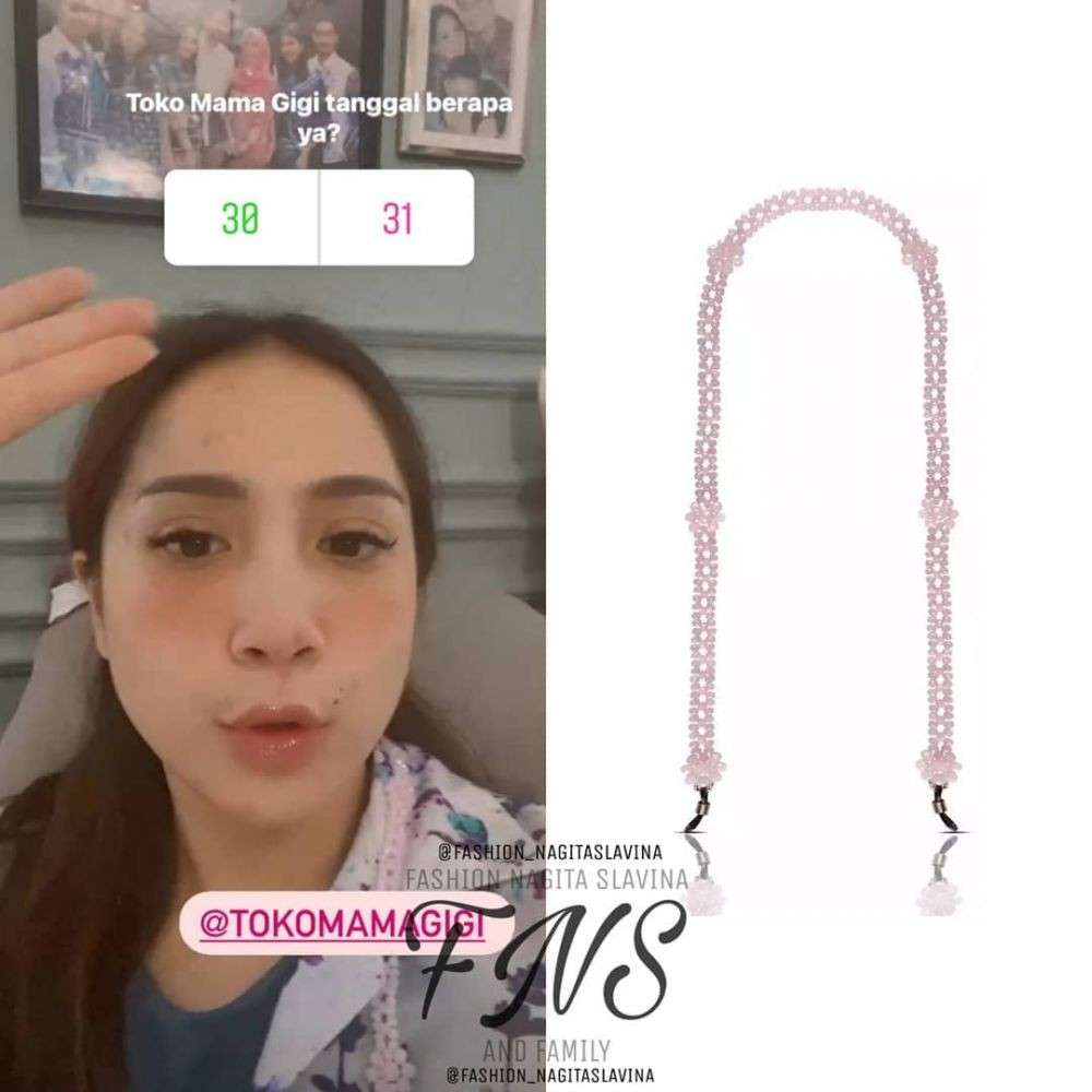 Strap Masker Pink