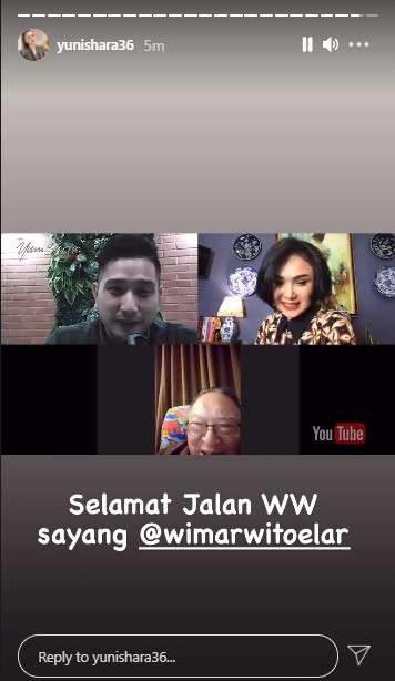Yuni Shara berduka