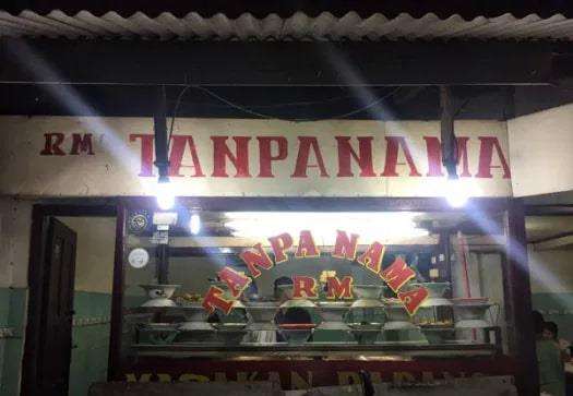 Warung tanpa nama, terus namanya apa?