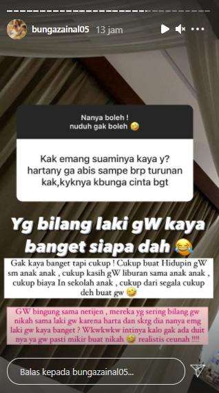 Bunga Zainal soal matre