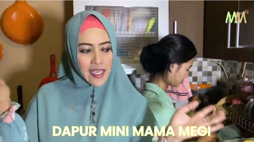 Dapur rumah Meggy Wulandari