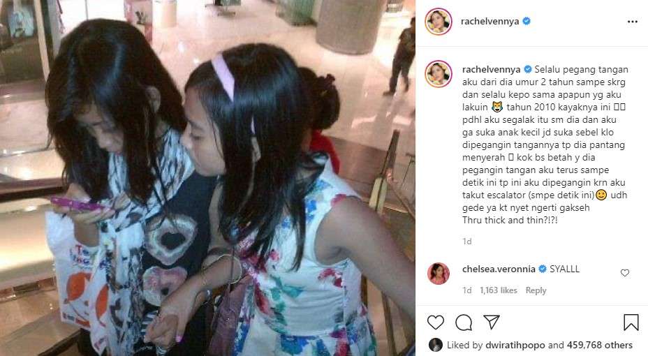 Rachel Vennya (Foto : @rachelvennya)