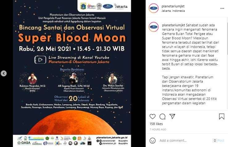 Gerhana bulan total blood moon