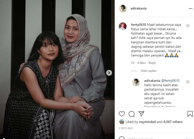 Adira dan Ikke Nurjanah
