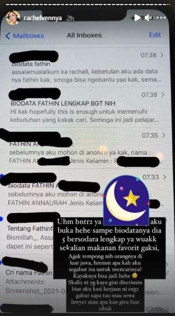 Unggahan Rachel Vennya