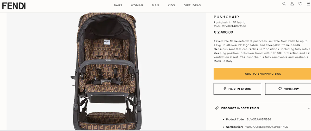 Stroller Fendi