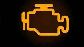 Indikator check engine.