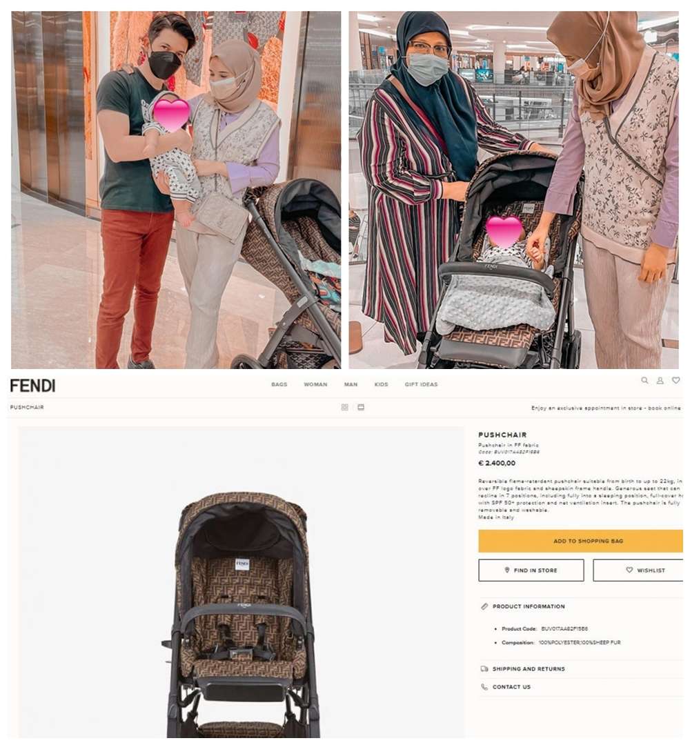 Stroller Brand Fendi Seharga Rp 41,8 Juta