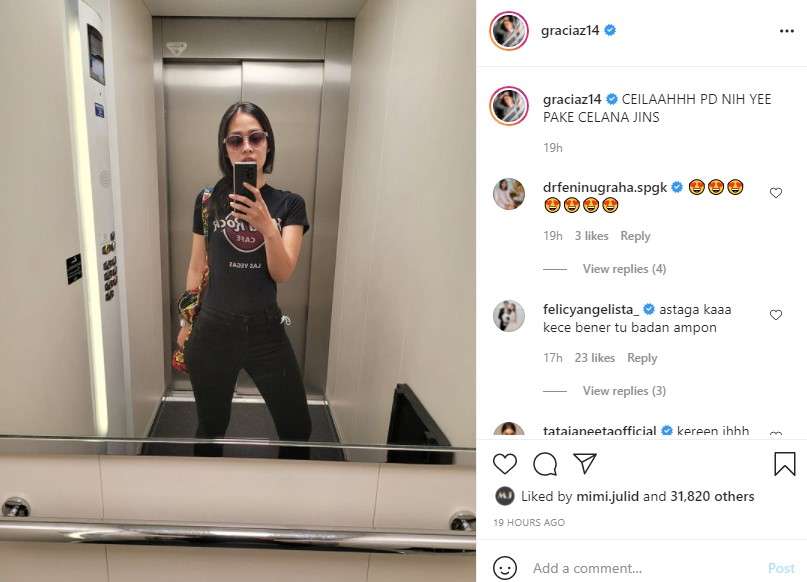 Penampilan baru Gracia Indri