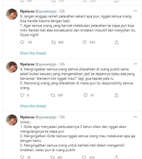 Pengakuan korban Gofar Hilman