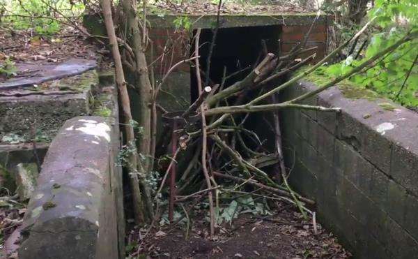 Bunker dibiarkan terbengkalai selama 75 tahun.