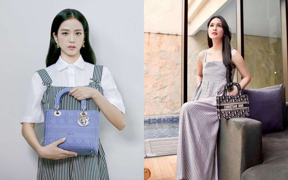 Sandra Dewi dan Jisoo Blackpink Sandra Dewi dan Jisoo Blackpink