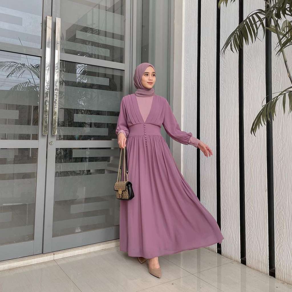 Dress Kondangan ala Vina Maulina