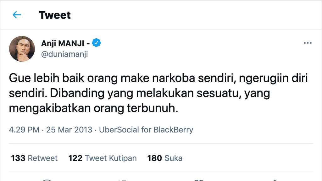 heboh cuitan Anji