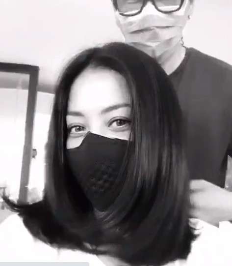 Model rambut baru Lulu Tobing