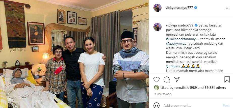 Vicky Prasetyo dan Kalina