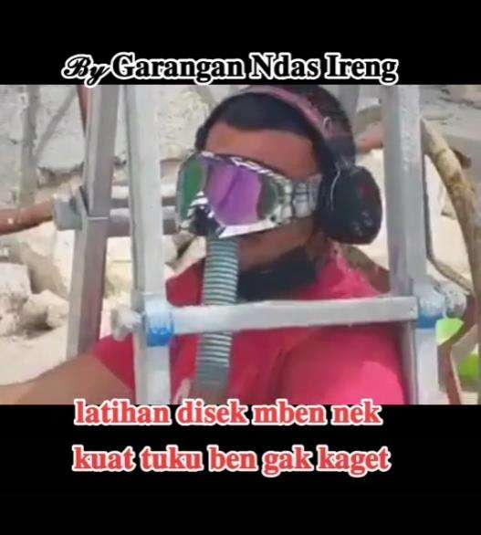 Sebelum punya helikopter, latihan terbang dulu.