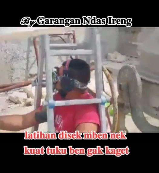 Latihan dulu sebelum 'terbang'.