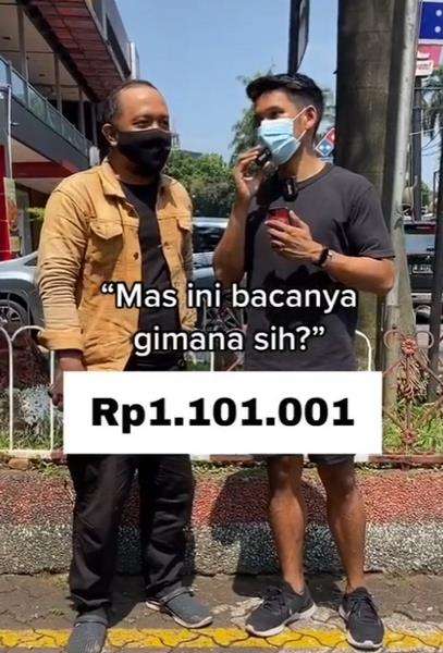 Ditantang baca uang senilai di atas, banyak yang salah.