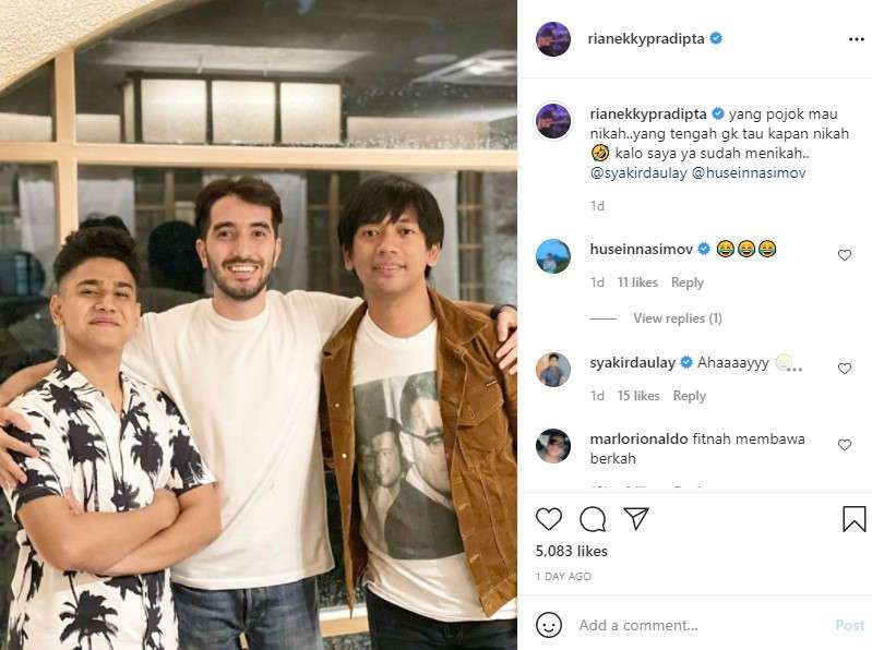 Unggahan terakhir Rian D'Masiv