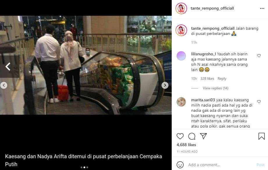 Kaesang dan Nadya Kaesang dan Nadya