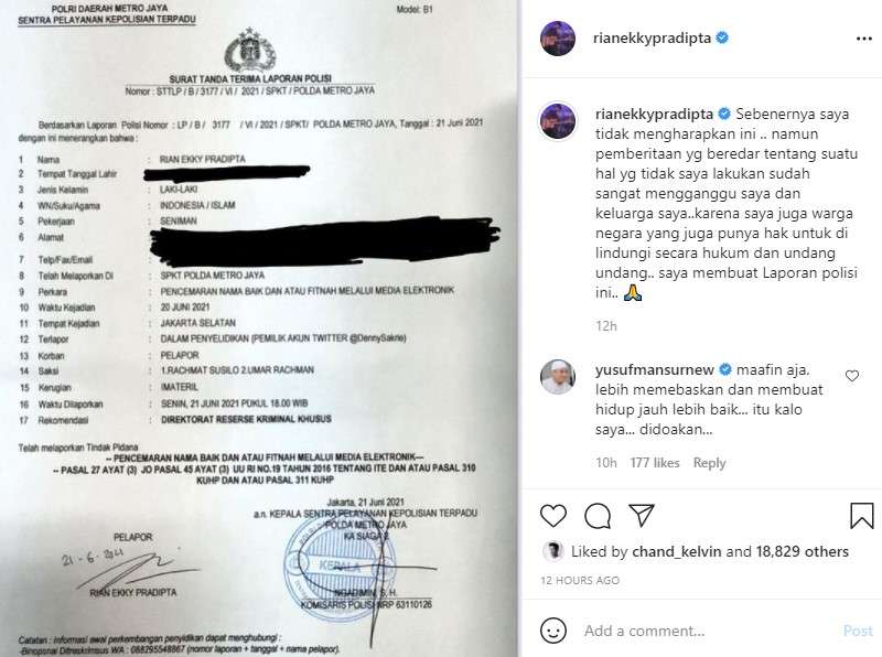 Laporan Rian D'Masiv Laporan Rian D'Masiv