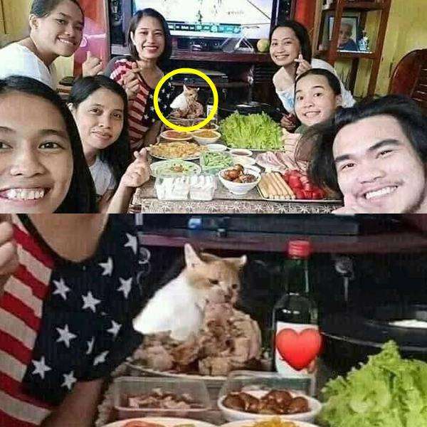 Si Oyen curi kesempatan sampai semua gak sadar.