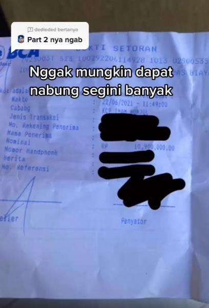 Hasil nabung uang rokok ternyata menakjubkan.
