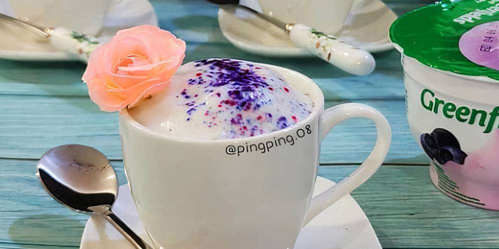 Blueberry Mug Cake Yogurt Blueberry Mug Cake Yogurt