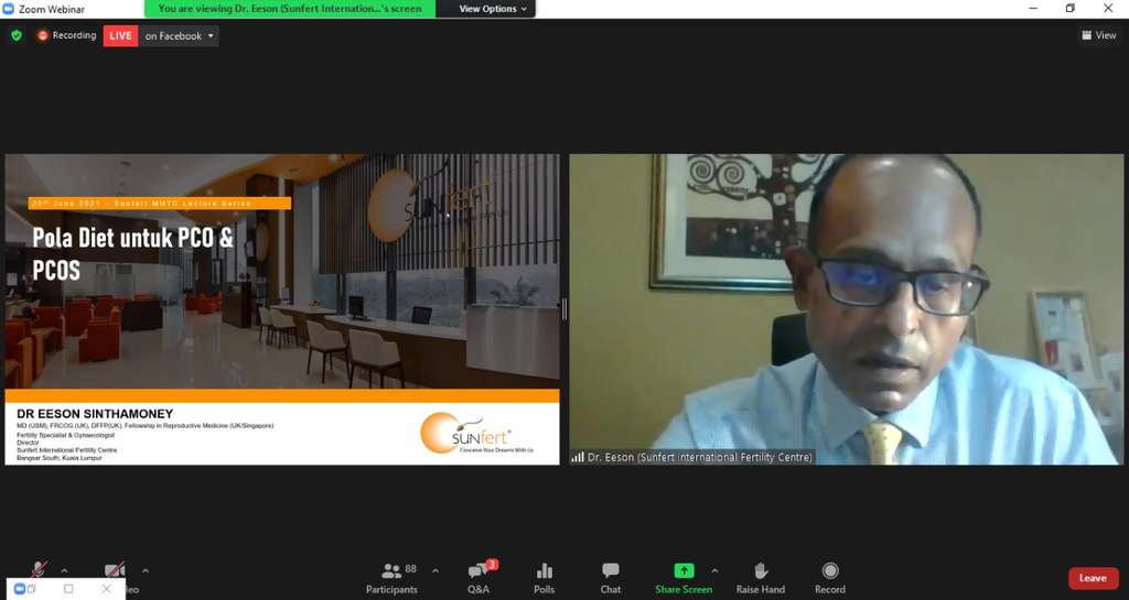 Webinar series;Fertility Talk bersama Malaysia Healthcare